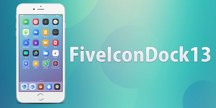 Fiveicondock13 Ios 13対応iphoneのドックに5つのアイコンを配置するtweak Will Feel Tips