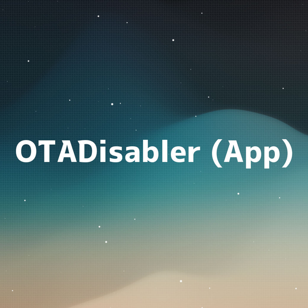 Otadisabler App Ios 14 3までのotaアップデートを無効にするアプリ Will Feel Tips